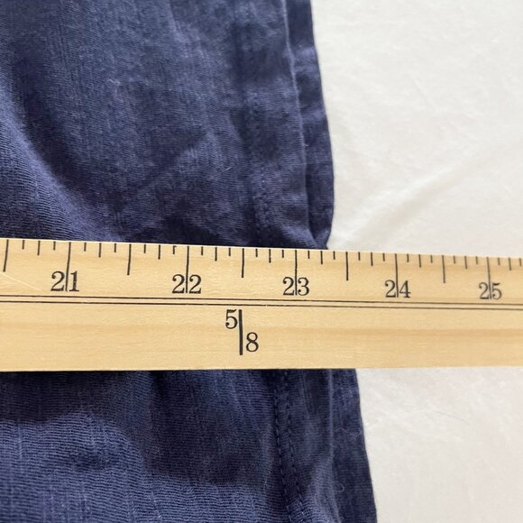 Lilly Pulitzer Essie Smocked Tank Top Navy Blue Cotton V-Neck Size Small - Picture 6 of 6